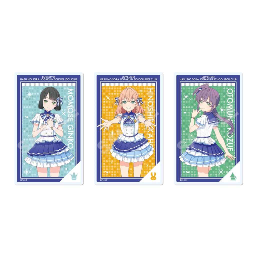 Коробка из 9 акриловых карточек «Клуб школьных идолов» Love Hasunosora Academy Live! Девушки'