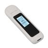 Alcohol Tester High Accuracy LCD Display USB Charging Portable Automatic Shutdown Breath Alcohol Tester for Home White