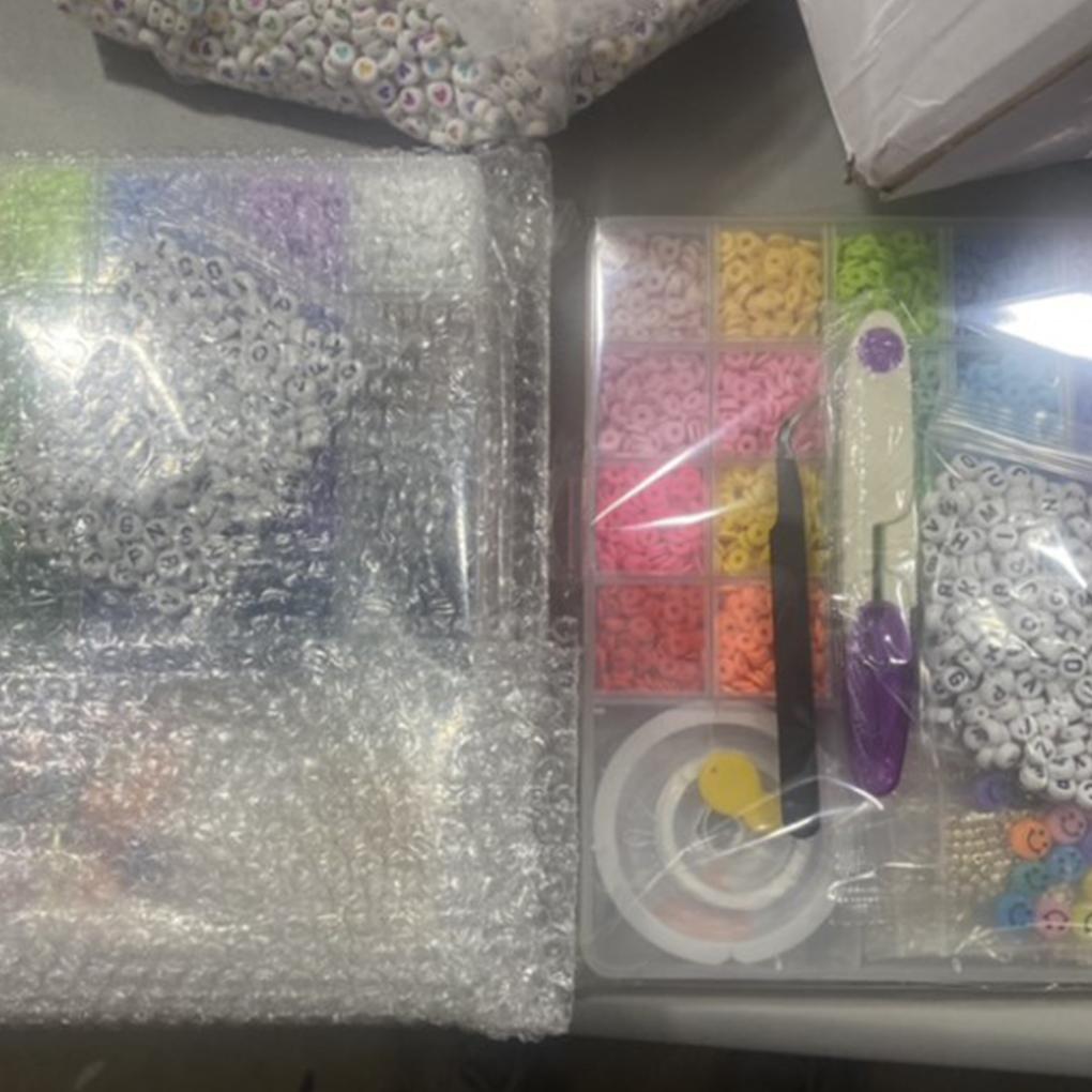 6000 шт./набор из полимерной глины, сменные бусины, многоразовые, браслет, ювелирные изделия, ожерелье, кулон, серьги, изготовление бусин, аксессуары