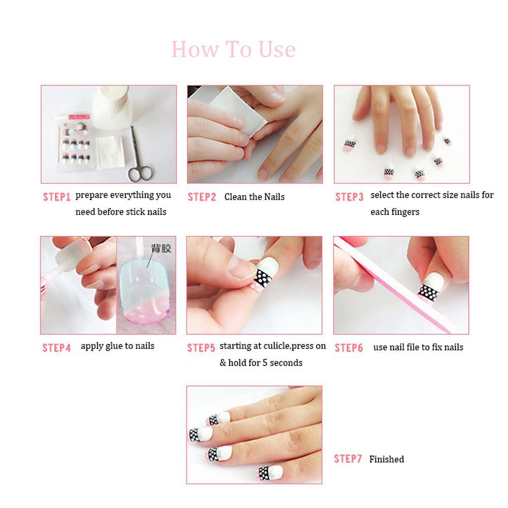 Nail Decoration Artificial Nail Art Tips False Nail Snake Pattern Long Stiletto Fake Nails