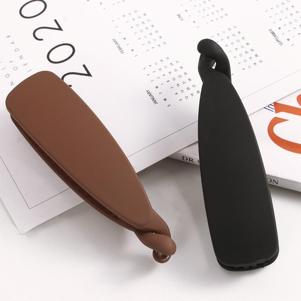 Fashion Women Solid Color Hair Accessories Ponytail Holder Banana Clip Hair Claws Hair Clips