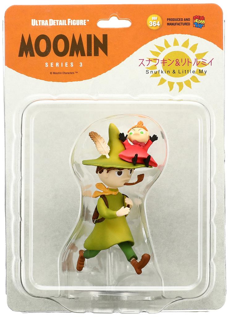 Medicom Toy UDF Moomin Series 3 Snufkin Little My PVC Figure & Non-Scale Pre-painted