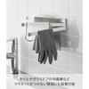 [Yamazaki] Film Hook Dishcloth Hanger White. Storage Size: W9.6 x D0.5 x H2.6 inches (excluding film hook). Plate. Floating Storage.
