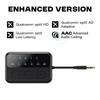aptX Bluetooth Audio Transmitter Receiver 3.5MM AUX aptX-Adaptive AD/HD/LL AAC HiFi Multipoint Wireless Adapter For TV PC Car