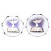 Dove Bible Double Row Bells Tambourine Handbell Clap Drum Tambourine Musical Instrument for Party Game Playing Easy Play