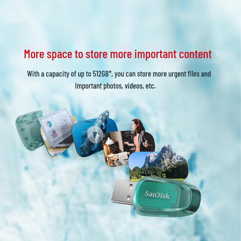 SanDisk USB-флеш-накопитель Cruzer Glide CZ96 Eco 64 ГБ USB 3.2