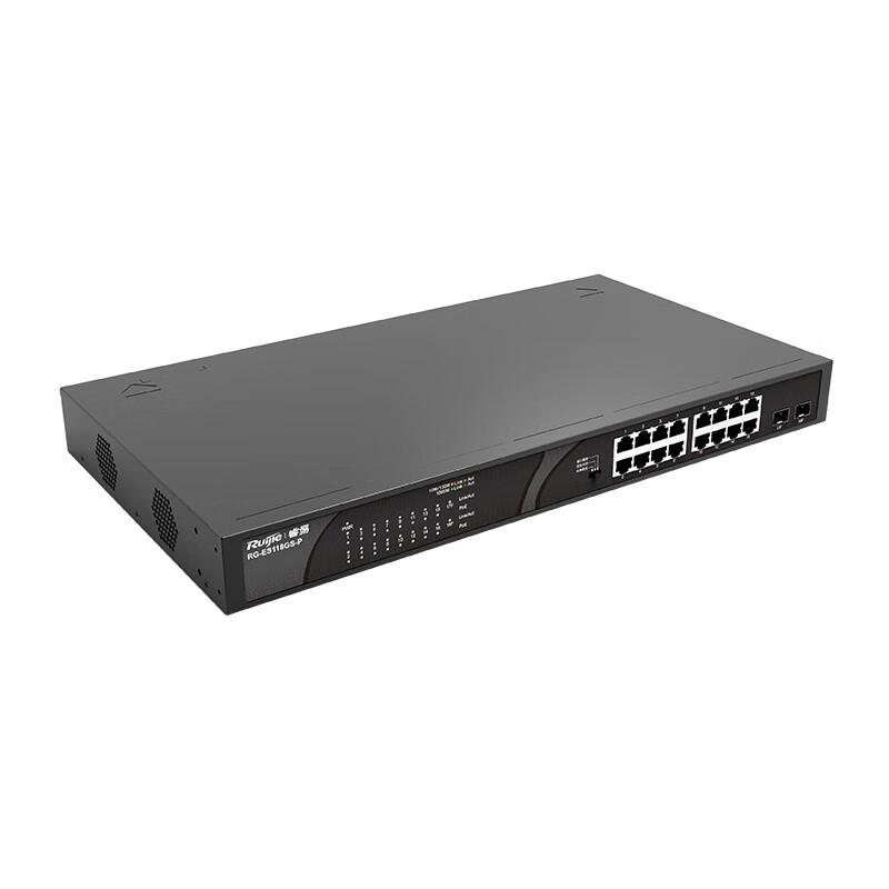 Ruijie RG-ES118GS-P-E 16-Port Gigabit Unmanaged PoE Switch