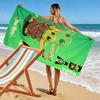Name Custom Little-Yoda Print Beach Towel, Large Soft Quick Dry Towel for Beach Camping Swimming