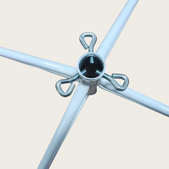 Металлическая подставка для рождественской елки Универсальная складная основа для рождественской елки Замена Подставка для искусственной елки Подходит для шеста 0,75-1,25 дюйма