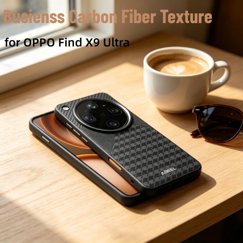Роскошный Премиум Чехол с Рельефным Клетчатым Узором для OPPO Find X9 Ultra X9 Pro X8 Ultra X8S Plus с поддержкой Magsafe Ударопрочный Защитный Задний Чехол