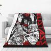 Eustass Kid One Piece Coral Fleece Plush Throw Одеяла Одеяла для дома Спальня Легкое Тонкое Спальня Одеяло
