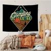 Счастливые CCampers Гобелен Индивидуальные Гобелены Различных Стилей Настенные Украшения Печать Фотографий Знаменитостей Настенные Украшения