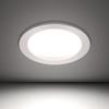Foshan Lighting (FSL) LED Downlight 4-inch 12W Recessed Aluminum Ceiling Light Silver Edge Cutout 120-135mm Cool White (6500K)