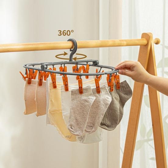 Складная сушилка, многофункциональная компактная портативная вешалка для одежды для бюстгальтеров, нижнего белья, носков