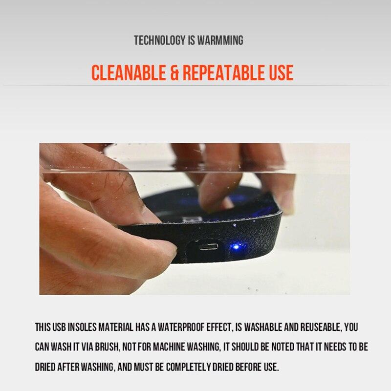 Водонепроницаемые стельки с подогревом, аккумуляторная батарея емкостью 2000 мАч со светодиодным дистанционным управлением, термогрелка для ног для мужчин и женщин, зимние виды спорта на открытом воздухе