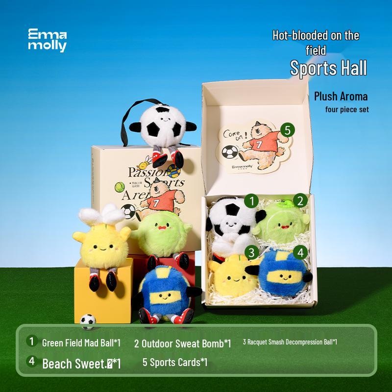 Emma Molly Plush Scented Pendant Gift Box – Creative Birthday Gift for Girls & Couples