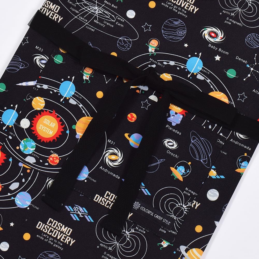 COLORFUL CANDY STYLE Фартук ПЭТ Планеты Солнечной системы и Космос Планетарий 100-120 (черный)