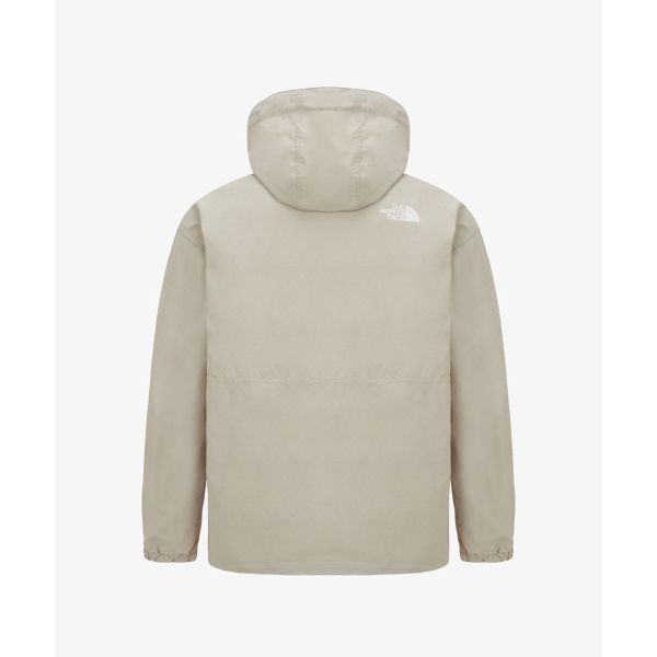 The North Face Компактная ветрозащитная куртка с капюшоном и длинным рукавом, свободного кроя, мужская, с логотипом, NJ3BS13B