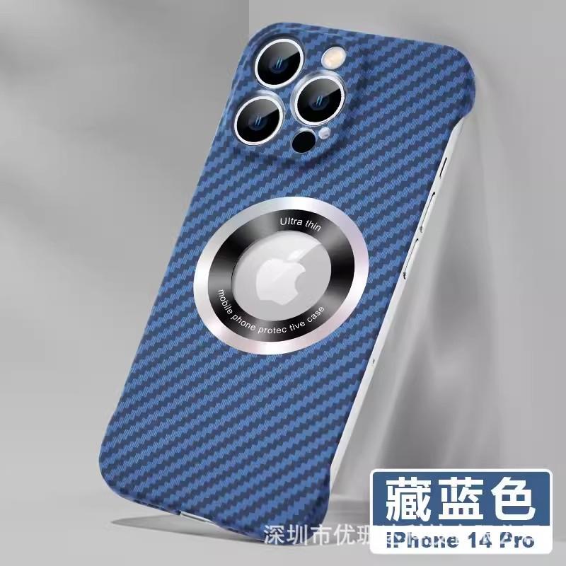 Применимый iPhone11promax безрамочный чехол для мобильного телефона с магнитом и узором из углеродного волокна Apple 11 лупа 11 чехол