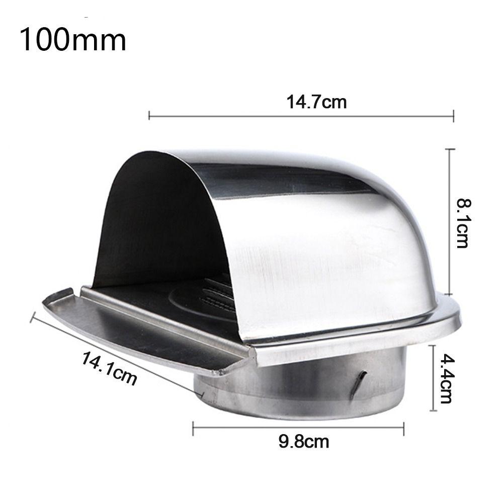Air Circulation Exterior Wall Air Vent 100/150mm Ducting Ventilation Grilles Vent Outlet Cover