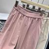 Women's High-Waisted Loose Lace Cropped Pants - Korean Straight-Leg Summer Casual Wear