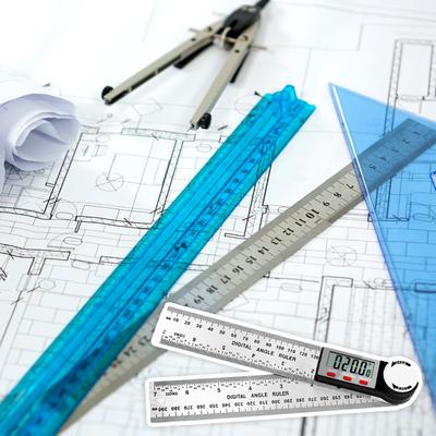 Портативная электронная цифровая угловая линейка профессиональная угловая измерительная линейка инструмент для плотников