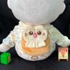 Replacement 17Cm Labubu Bag Animal Style Doll Clothing Accessories Plush Doll Backpack  10cm Doll