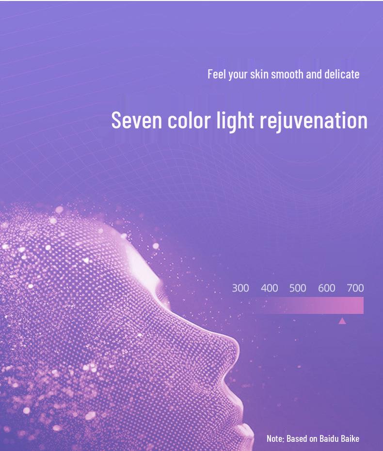 Светодиодный косметический прибор: Семицветная светотерапевтическая маска для ухода за кожей лица и шеи