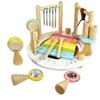 Обучающая игра - I M TOY - Деревянный музыкальный центр Melody Mix - Пастельные цвета - Открытие звуков