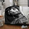 2pac Customize Text Blanket Gift Customizable Blanket Durable Comfort for Home Decor Chair Nap Bed for All Occasions
