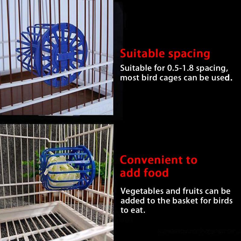 Креативная многофункциональная клетка, подвесные игрушки, кормушка для птиц, фруктов и овощей, корзина, клетка, подвесная кормушка для попугаев, принадлежности для кормления домашних животных