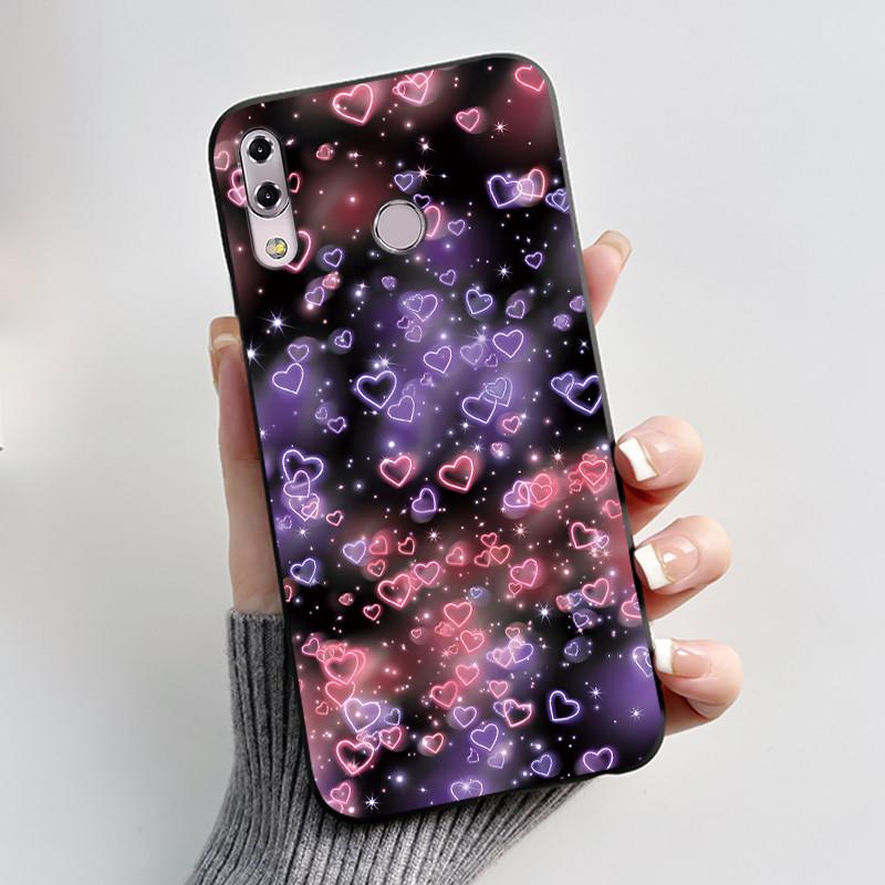 For ASUS Zenfone 5 ZE620KL ZF620KL X00QD 5z ZS620KL Z01RD Case Luxury Cute Love Rabbit Funny Black Soft TPU Silicone Back Cover