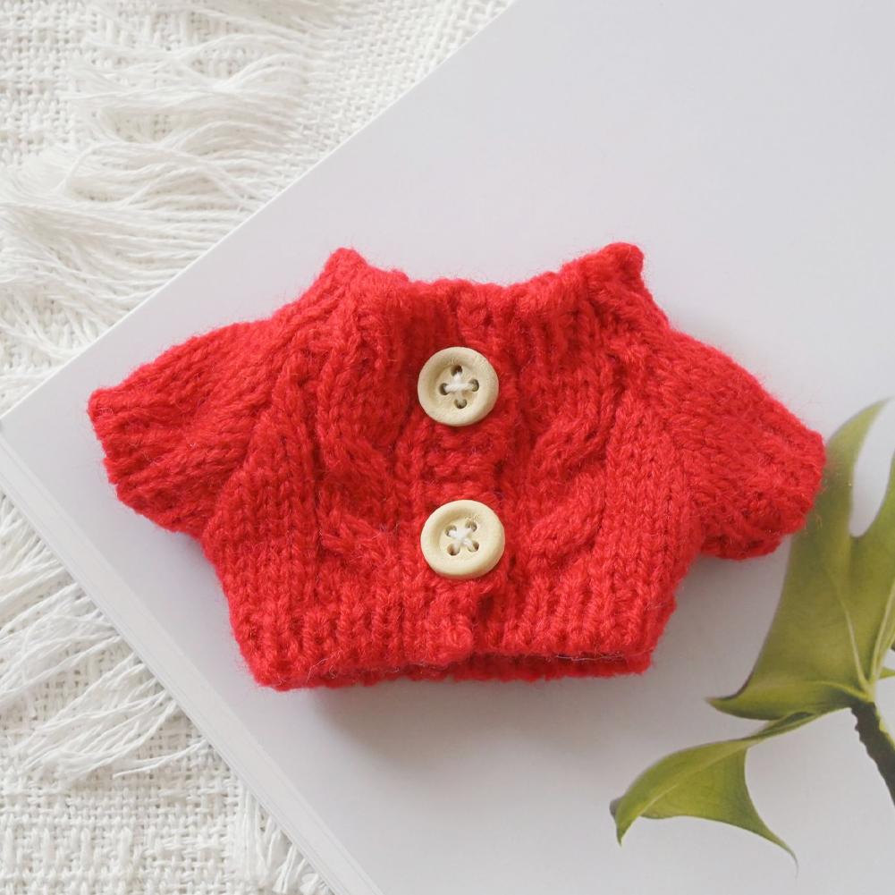 Для 14 см хлопковый комбинезон для кукол с мультяшным сердцем, сменный наряд для плюшевой куклы, аксессуары для игрового домика, мини-одежда