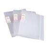 Clear 3-Ring Binder: Data Test Paper & Sheet Music Folder with Page-Turning Pockets