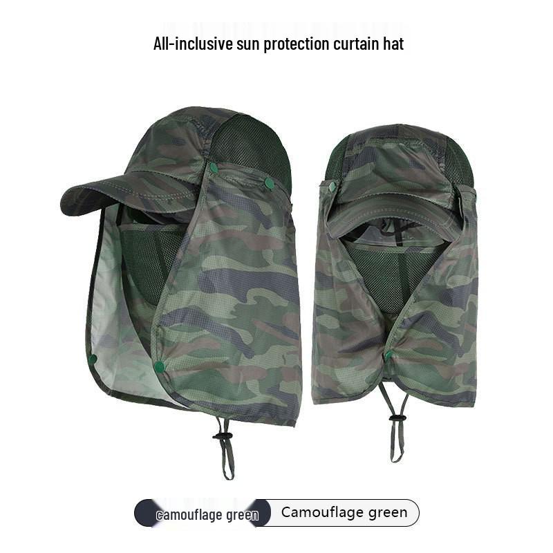 Унисекс шляпа с защитой от УФ-лучей и съемным клапаном – быстросохнущая шляпа от солнца для альпинизма и рыбалки