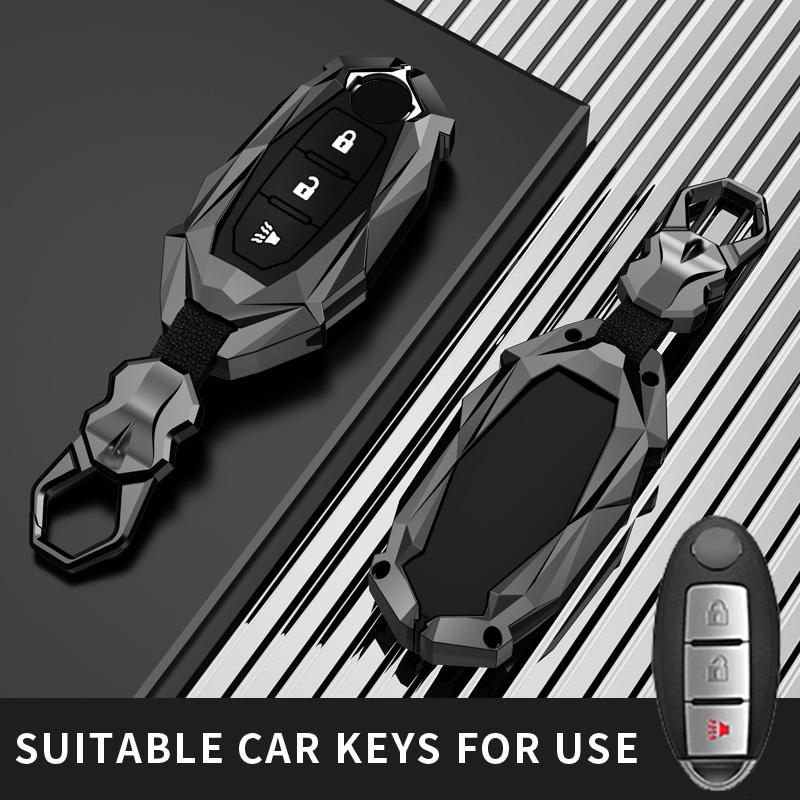 Подходит для чехла-кольца-цепочки для ключа автомобиля Nissan Versa Maxima Altima Rogue Armada Sentra Murano Для Infiniti Fx35 Qx60