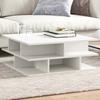 VidaXL Coffee Table White 70x70x29 Cm Engineered Wood, Side Table, Living Room Table, Accent Table, End Table, 840744