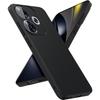 Матовый силиконовый мягкий чехол для телефона для Xiaomi POCO F6 F X6 X Pro F4 F3 GT G, сплошной черный, тонкий, полный, ультратонкий, задняя крышка
