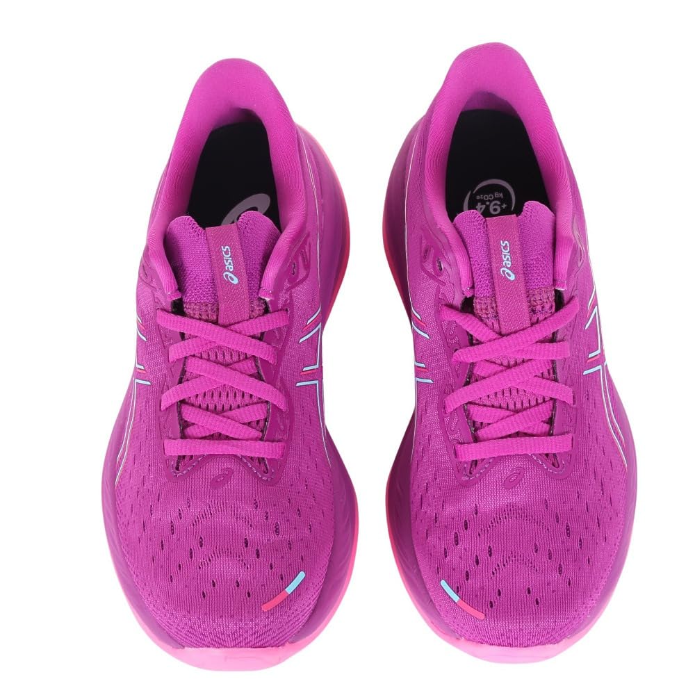 ASICS 26 Running Magenta Cushioned Sneakers Gel-Cumulus Shoes, (1012B599.500), Lightweight, (Magenta/23.0/Women's)