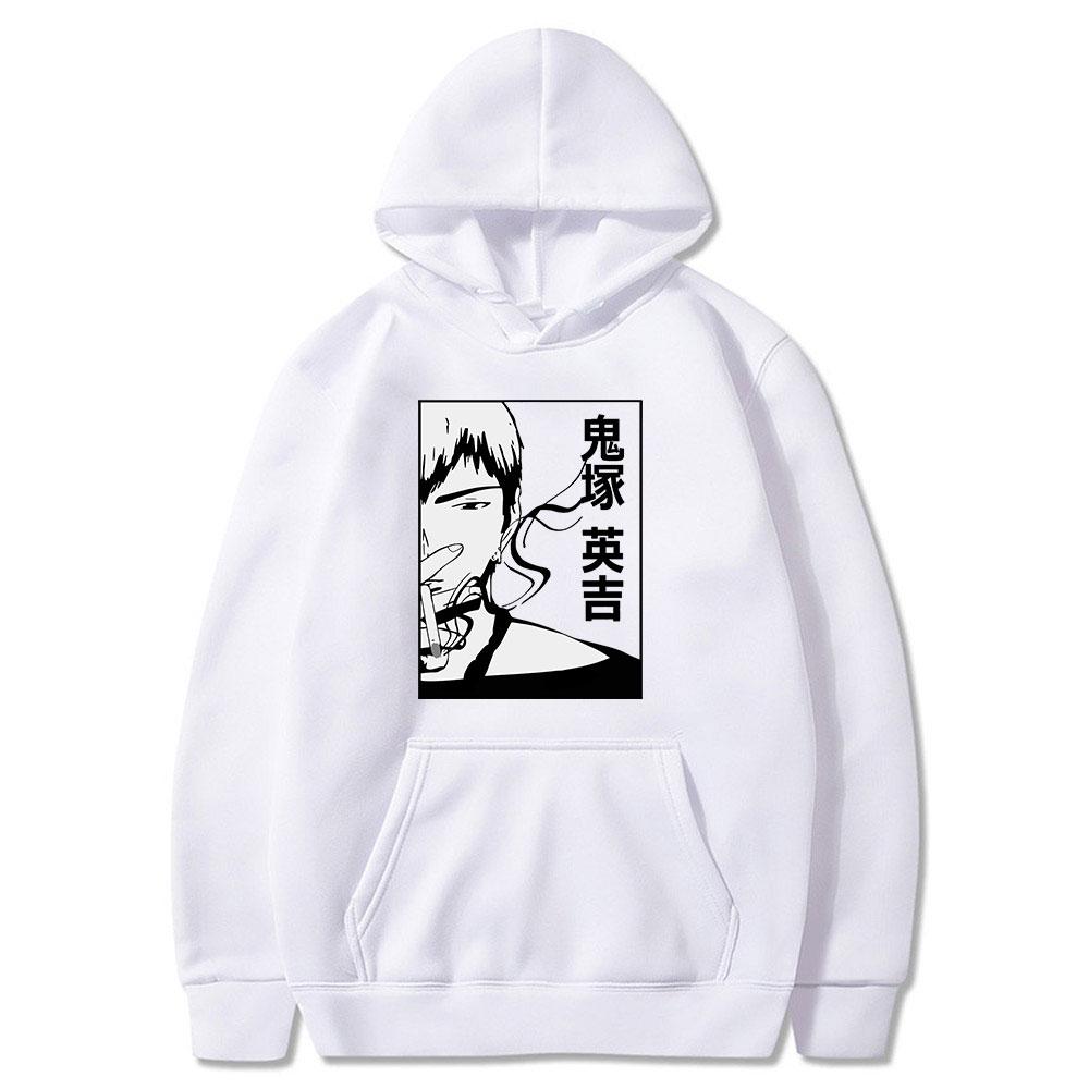 Трендовая крутая одежда, толстовки для пар с принтом Great Teacher Onizuka Gto, классический повседневный стиль, одежда Unsiex, хлопковая толстовка большого размера