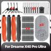 Compatible for Dreame X40 Pro Ultra Replacement Main Side Brush HEPA Filter Mop Pads Dust Bags Spare Parts Accessories