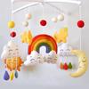 Baby Rattles Bracket Set Toy Mobile For Crib Handmade DIY Bed Bell Material Package Toys For Kids 0-12 Months Cartoon Baby Toys