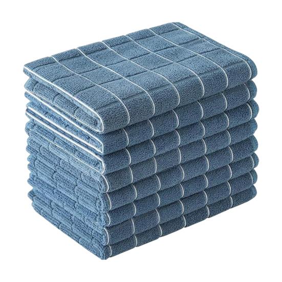 12 Pcs Kitchen Towels Super Absorbent Dishcloths Set Quick Drying Rags for Washing Dishes And Countertops Microfiber Dishwashing Cloth