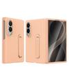 360 Metal Bracket Holder Leather Case for Samsung Galaxy Z Fold 8 Wide 5G Screen Protector Film Magnetic Hinge Protection Cover