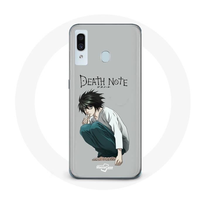 Coque pour Samsung Galaxy A20 Death Note Anime L