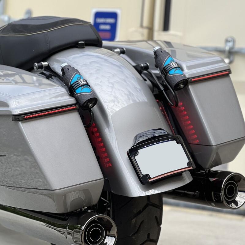 NEW LED Tracer Rear Saddlebag Lights for Harley CVO Street Glide/Road Glide/ST (2023-2025) - Turn/Brake/Run Indicator