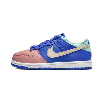 Детские кроссовки Dunk Low SE PS Salmon Toe Синие Hyper-Royal Emerald-Rise DZ2874-400