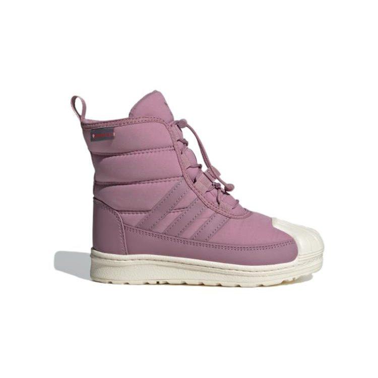 adidas Оригиналы SUPERSTAR 360 2.0 Амортизация Устойчивые к истиранию Термостойкие Высокие Детская Повседневная Обувь Орхидея Фиолетовый ID9726