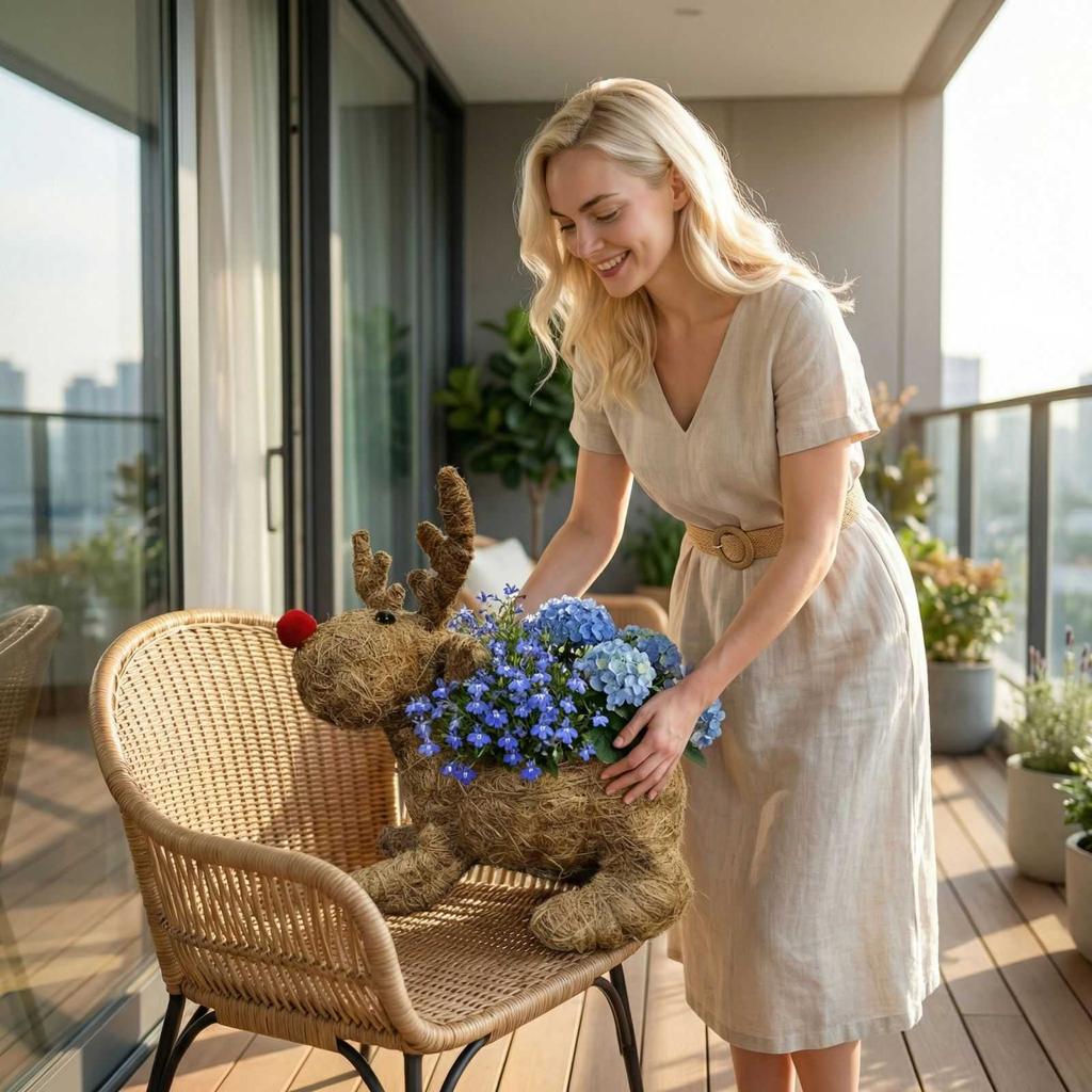 Креативные цветочные корзины для украшения сада и патио, Милые цветочные корзины