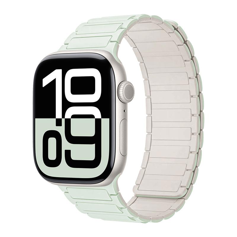 Магнитный силиконовый ремешок для Apple Watch Ultra 3 2 49мм 46мм 42мм 45мм 44мм 40 41мм Ремешок IWatch Series 11 10 9 8 7 6 SE Браслет